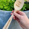 houten pollepel meester, van duurzaam hout met design in lasergravure